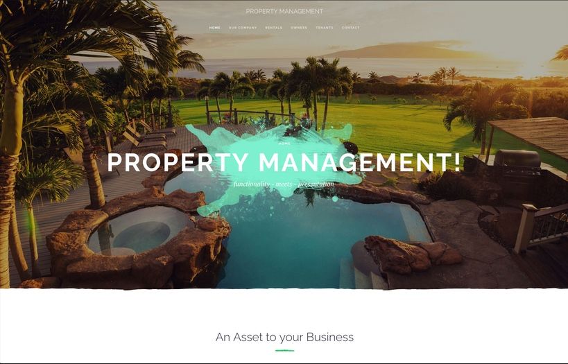 Hawaii Property Management Website Demo